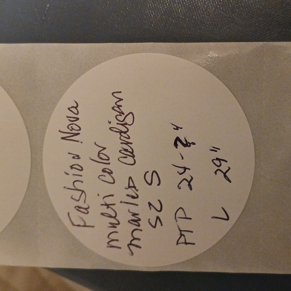 Fashion Nova Multicolor Knit Cardigan - Picture 8 of 8